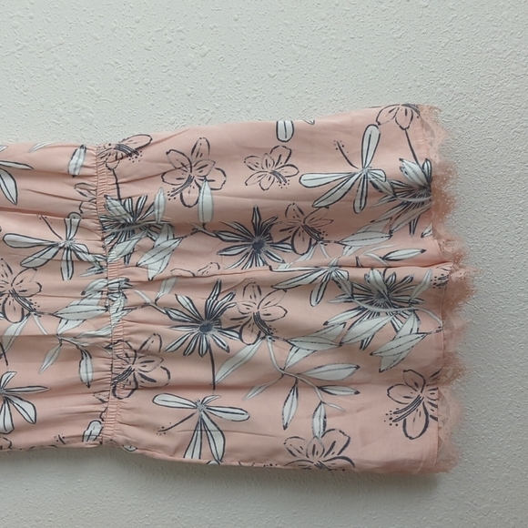 Roxy Floral Romper Size Small Lace Detail - Picture 9 of 15